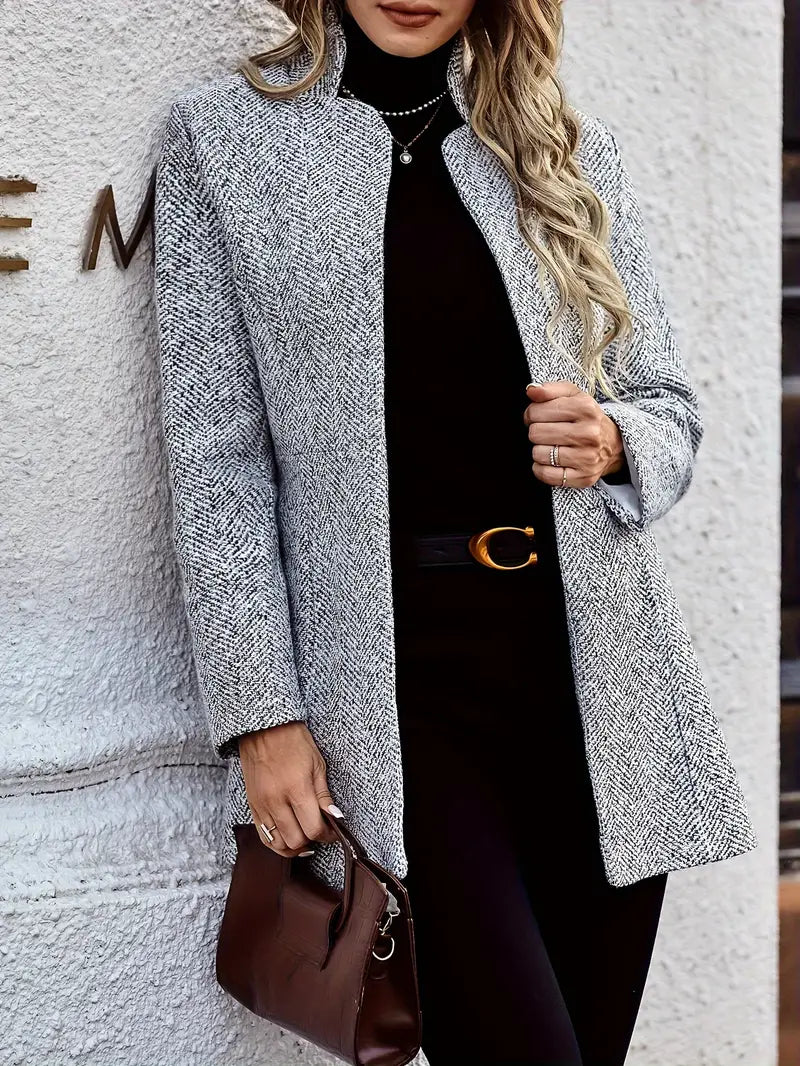 Anna™ - Stylish women's tweed-look coat [Last day discount]