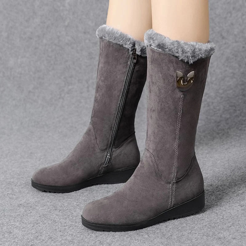 Adler™ – Cozy winter boots with fur collar
