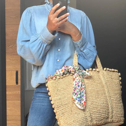 Lisebet™ - Elegant plain button-front top [Last Day Discount] 