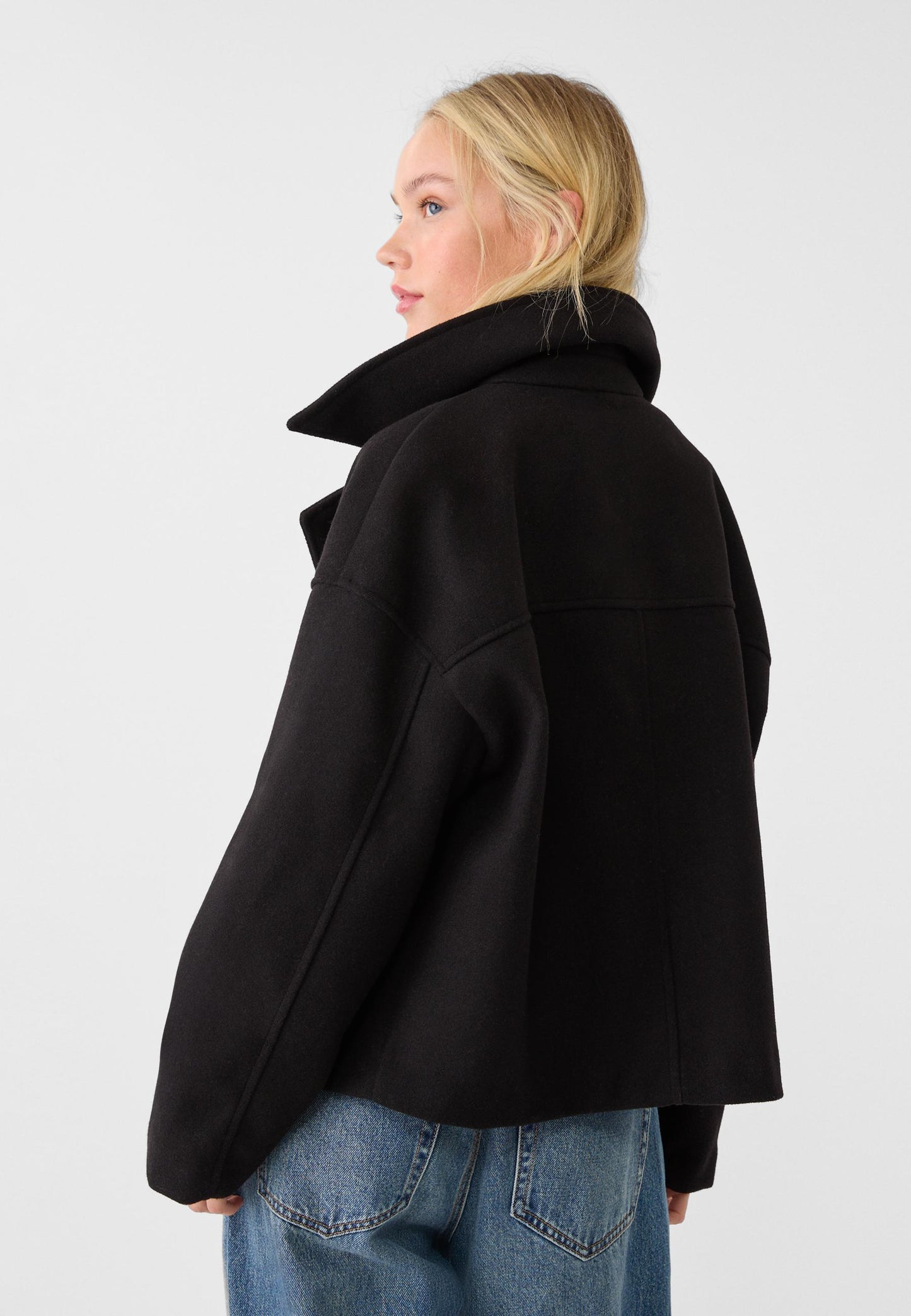 Timeless classic short coat for women 