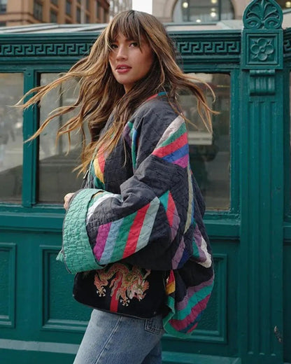 Oversized vintage casual jacket 