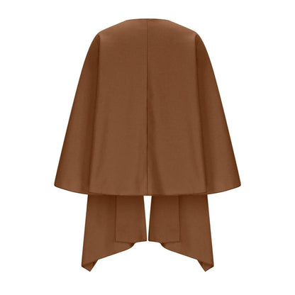 Cozy knitted long cardigan with batwing sleeves 