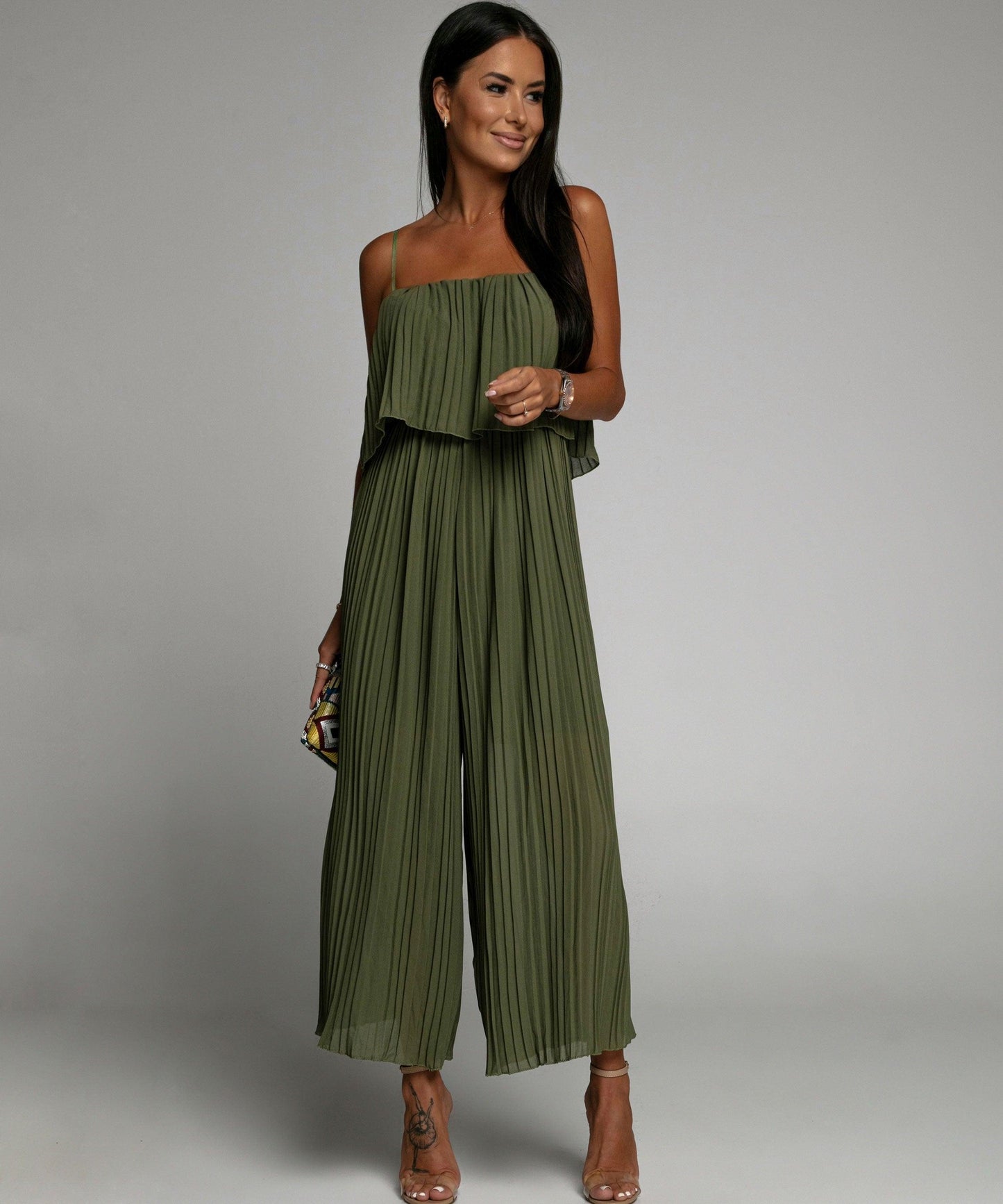 Julia | Elegant women's one-piece with pleats