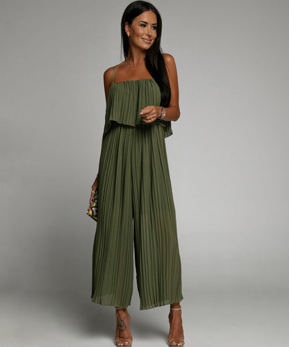 Julia | Elegant women's one-piece with pleats