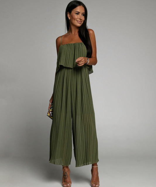 Julia | Elegant women's one-piece with pleats