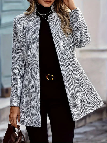Anna™ - Stylish women's tweed-look coat [Last day discount]