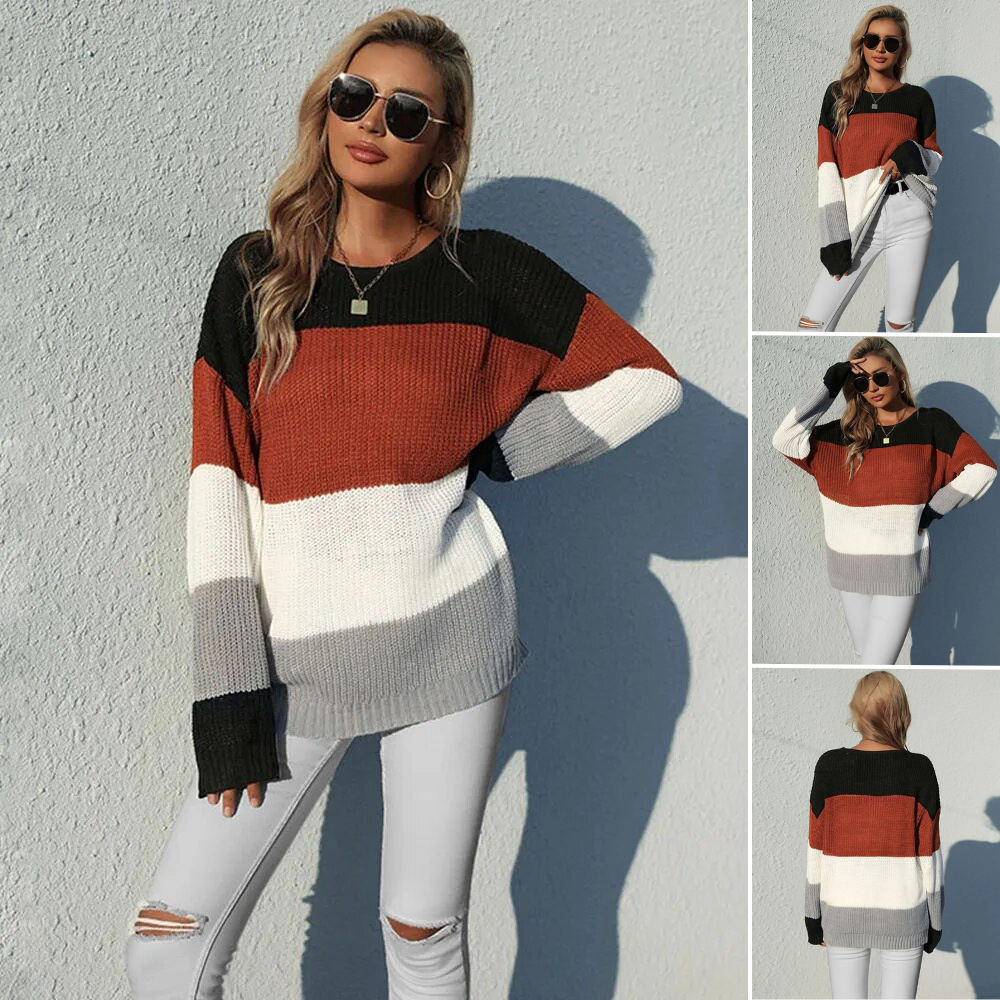 Helle™ - Fashionable round neck sweater