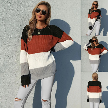 Helle™ - Fashionable round neck sweater