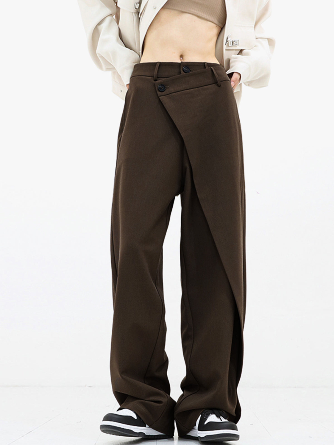 Anna | Asymmetrical baggy trousers
