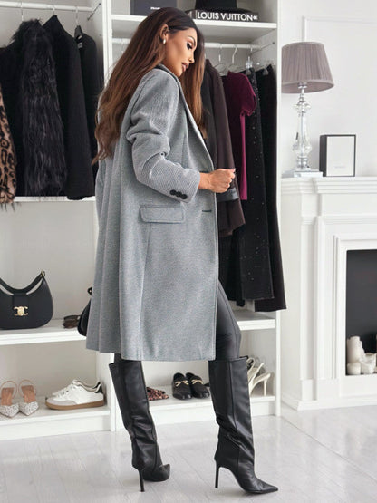 Stylish long winter coat for women 
