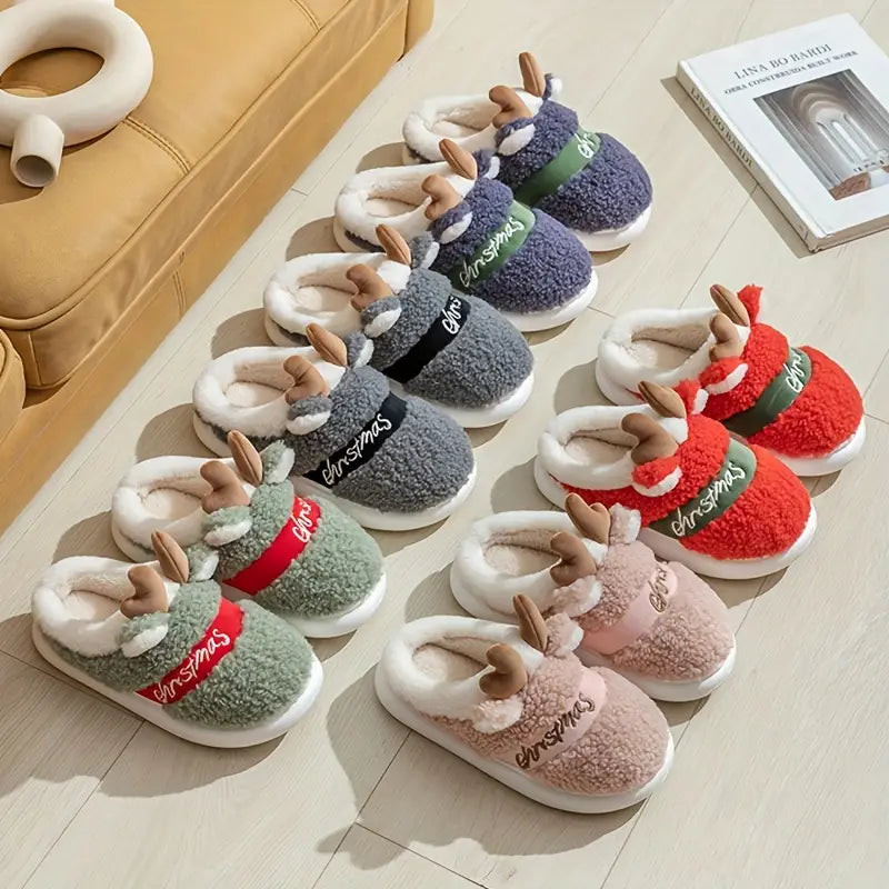 MerryFit™ - Christmas Reindeer Slippers