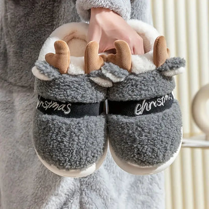 MerryFit™ - Christmas Reindeer Slippers