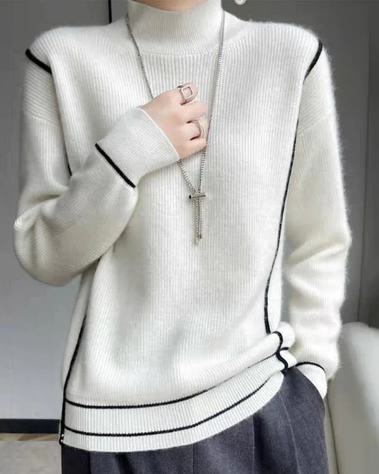 Erica™ - Elegant simple turtleneck sweater 