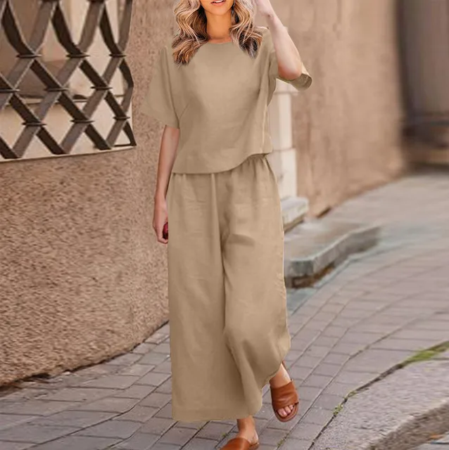 Klara™ - Cotton and linen suit