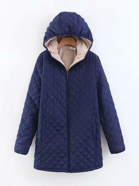 Theresa | Warm quilted jacket with hood