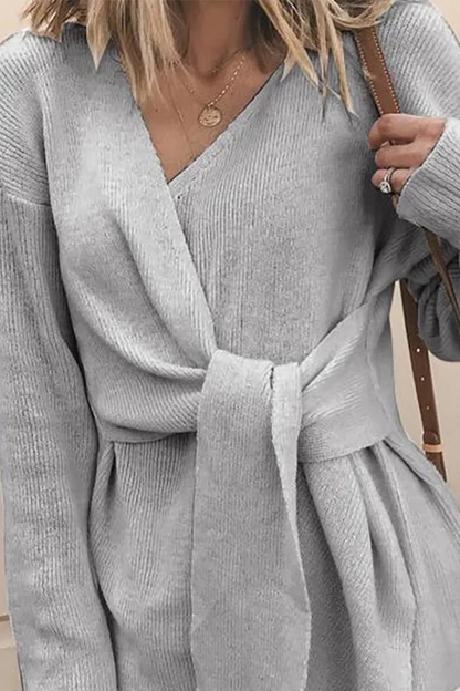 Maja™ - Casual, solid patchwork cardigan