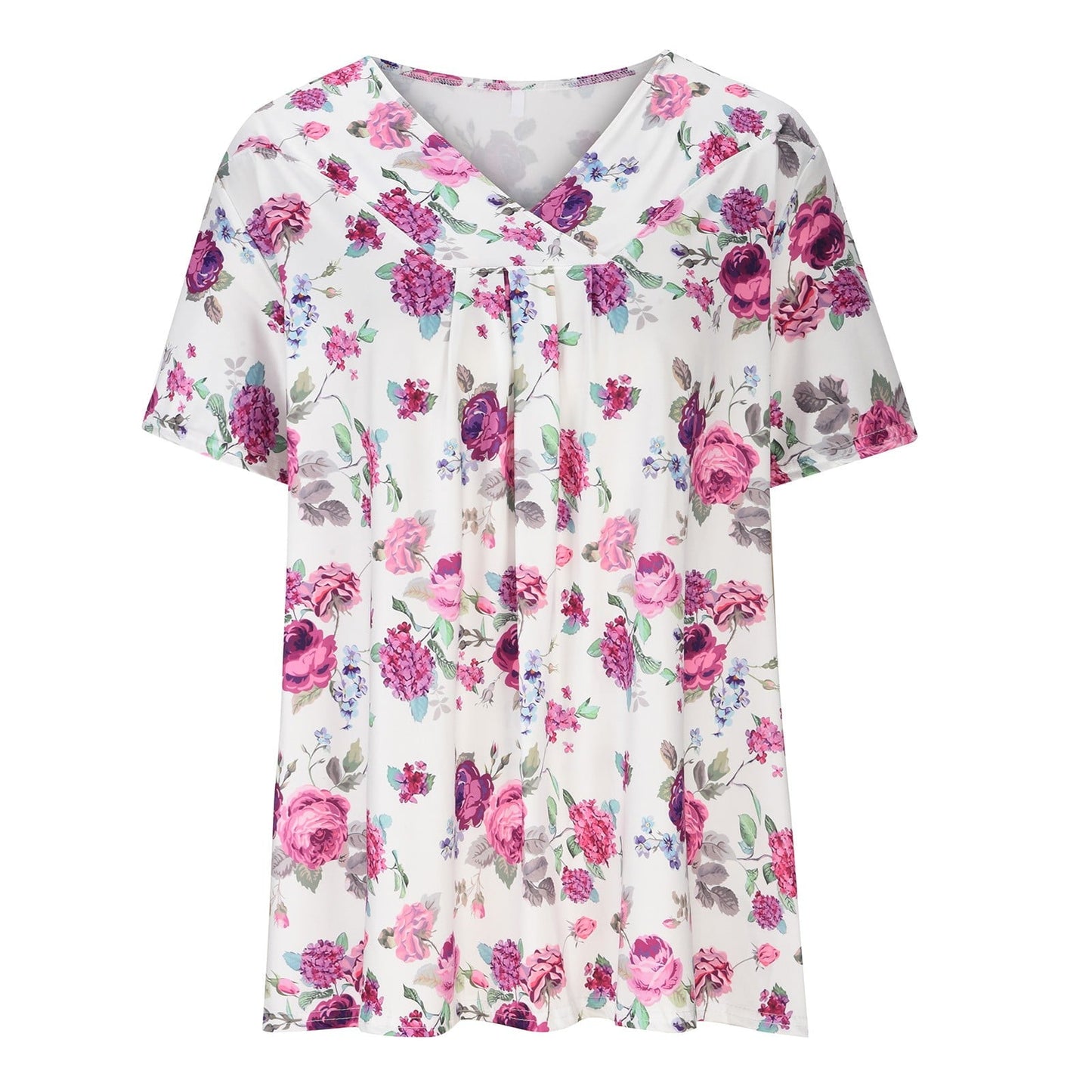 Oswald | Feminine tunic top with pleats