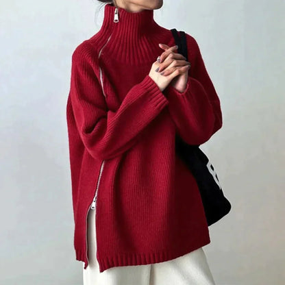 Katlyn™ - Stand-up collar sweater