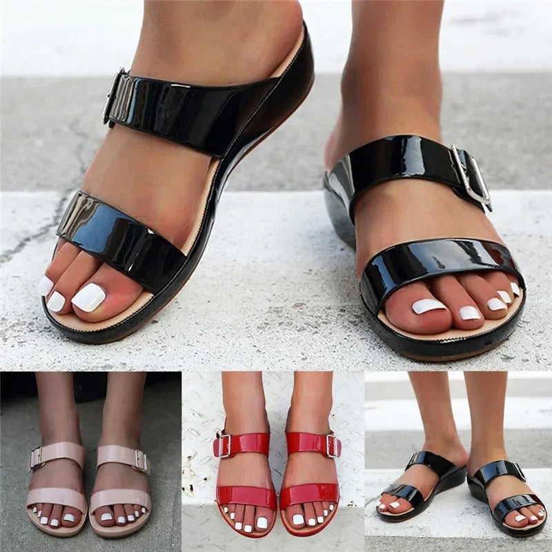 Leni | Comfortable wedge heel sandal