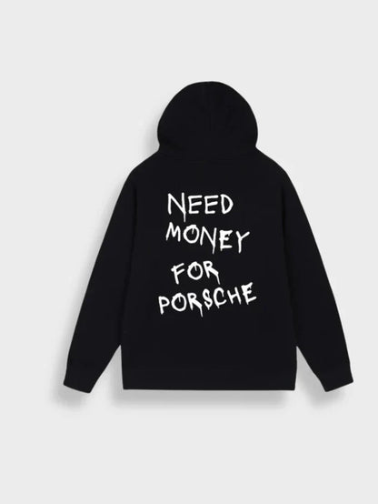 Comfortable leisure hoodie with playful graphic design 