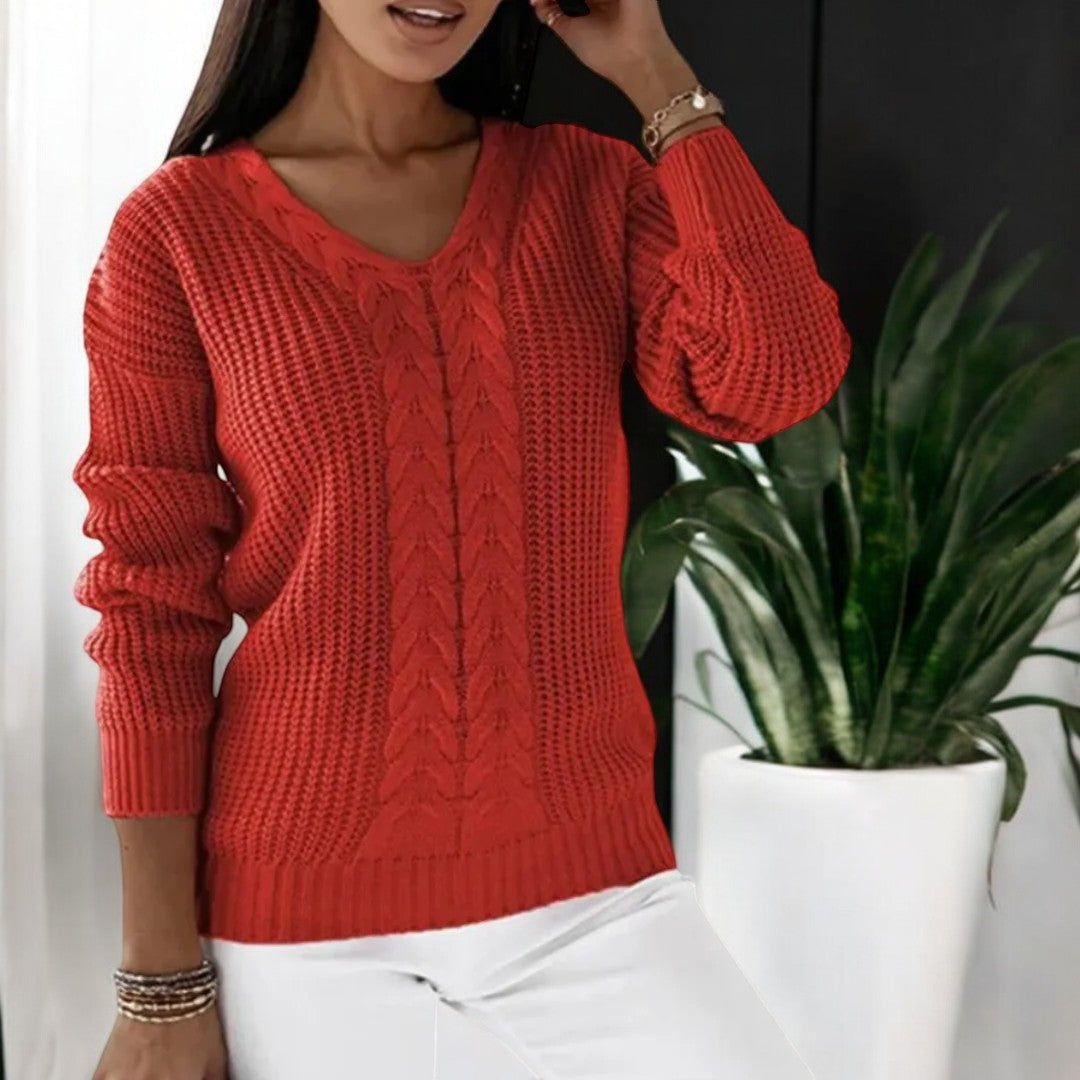 Cozy Scandinavian knit sweater for everyday style 