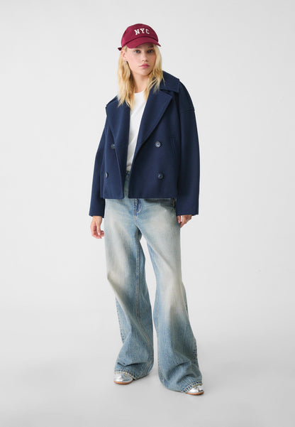 Timeless classic short coat for women 