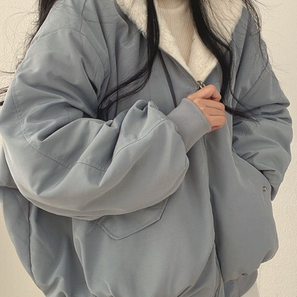 Blurry™ Women's Reversible Hooded Jacket [Last Day Discount]