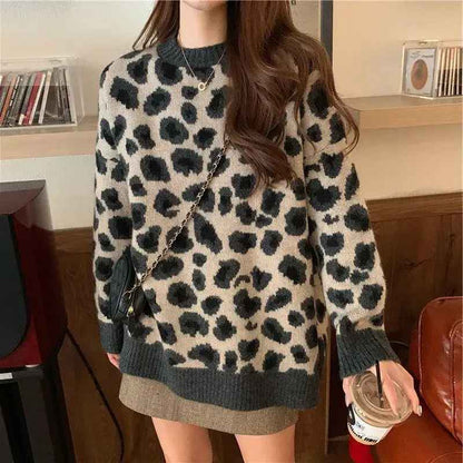 Ede™ – Stylish leopard print sweater
