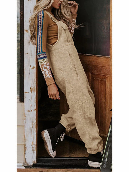 Helena™ Women's Thermal Fleece Jumpsuit with Zippered Pockets [Last Day Discount] 