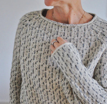 Cozy, elegant knit sweater for women 
