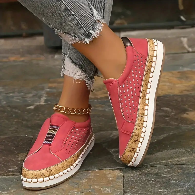 Airy Hollow Slip-On Summer Shoes for Women 