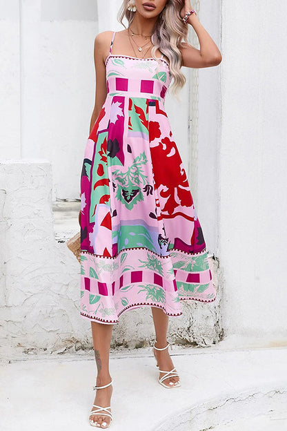 Karen | Midi dress with ruffled back