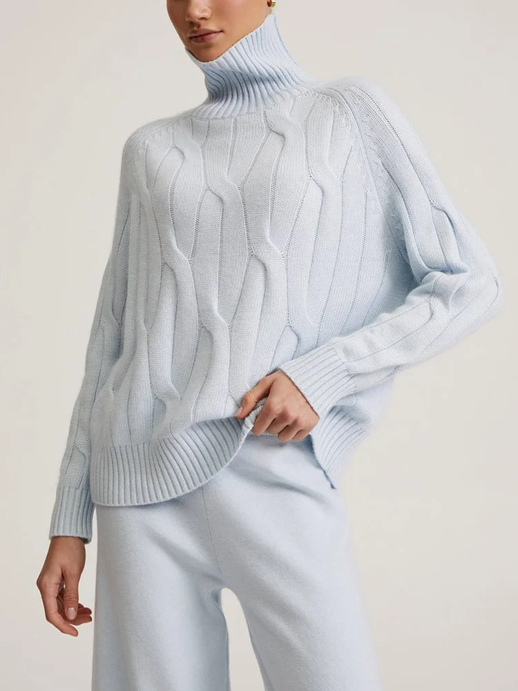 Theresa | Cashmere turtleneck sweater
