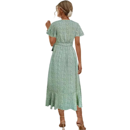 Bertha | Elegant wrap dress with ruffles