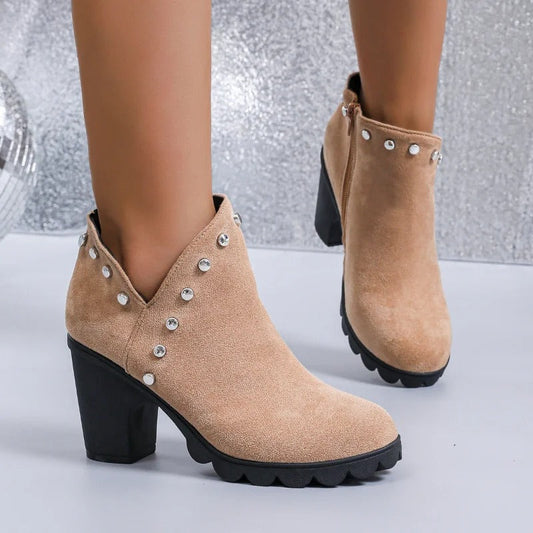 Emilia™ - Block heel ankle boots for style