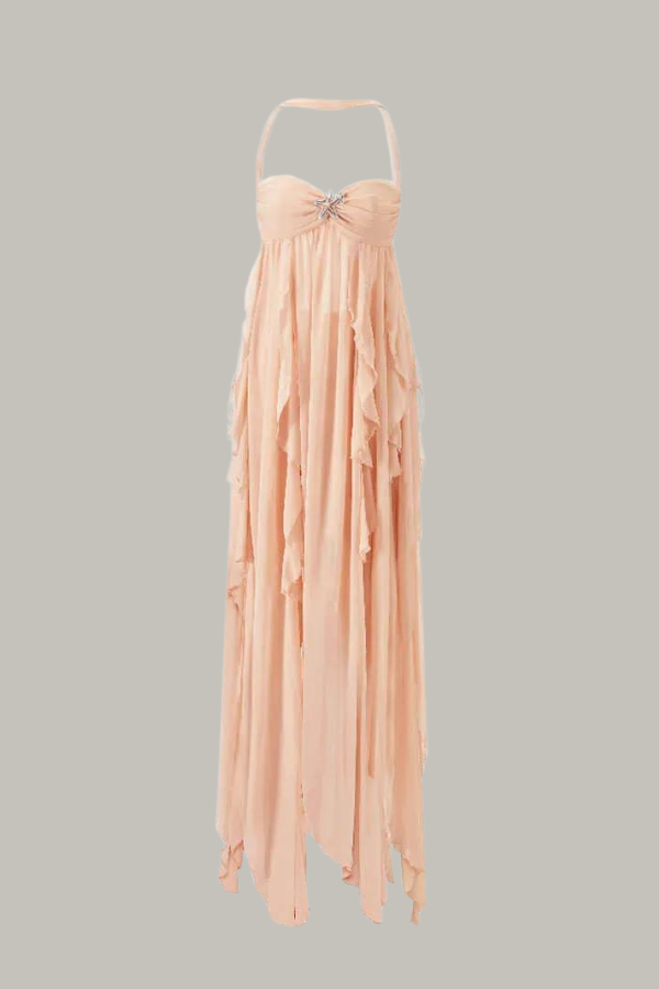 Elegant flowing maxi dress for women 