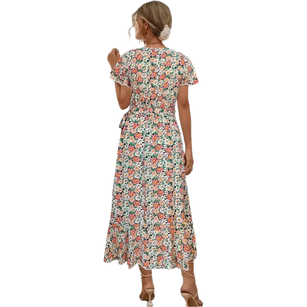 Bertha | Elegant wrap dress with ruffles