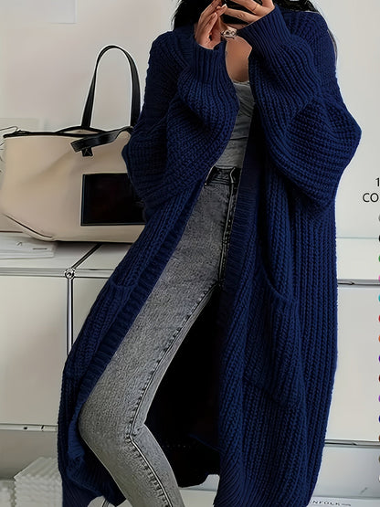 Cozy knit cardigan with belt for women 