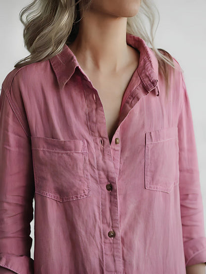 Scarlett™ - Long Sleeve Button-Front Jumpsuit [Last Day Discount]