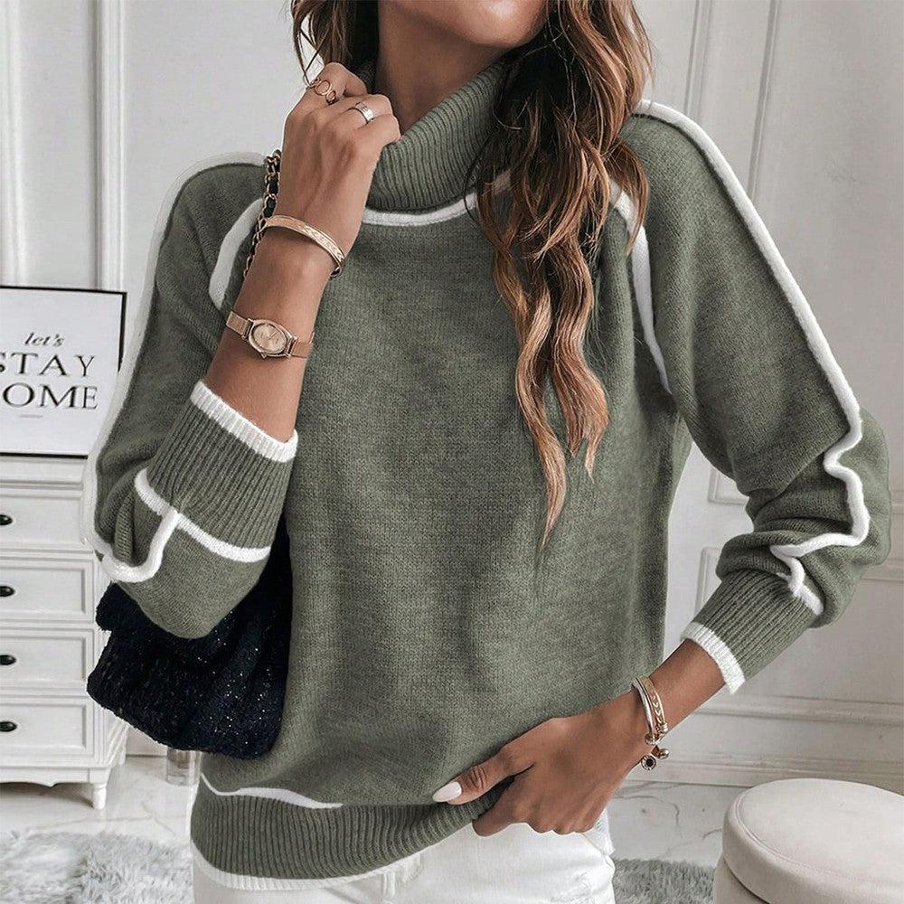 Ava™ - Olive cotton sweater