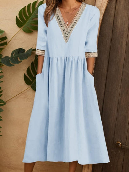 Oswald | Airy summer dress with V-neck