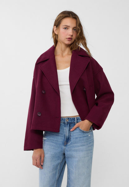 Timeless classic short coat for women 