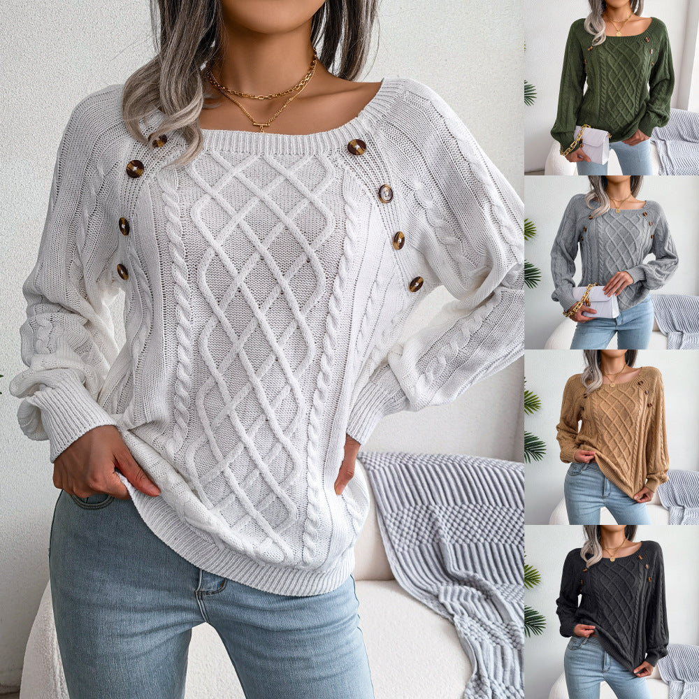 Zuri™ - Knitted square neck sweater