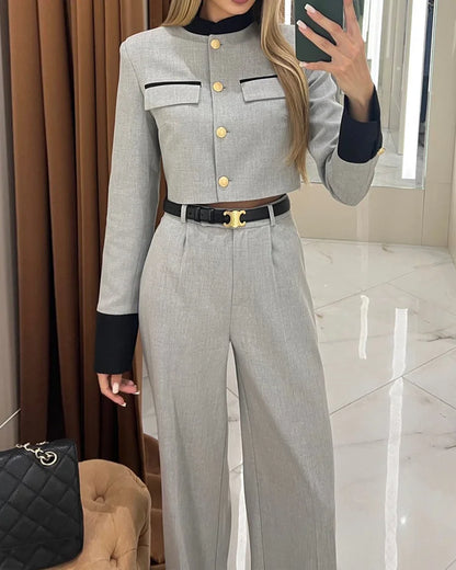 Leonie™ - Elegant leisure top and trousers