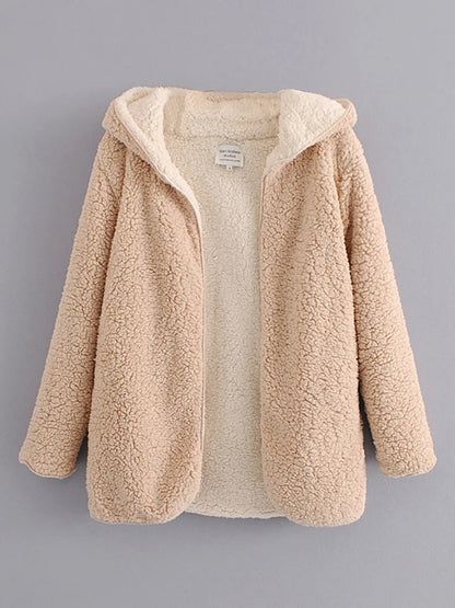 Theresa | Fluffy teddy coat