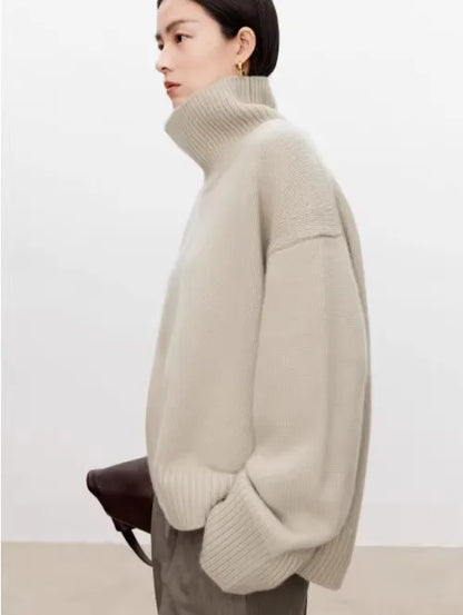 Frank™ – cozy knitted midi sweater
