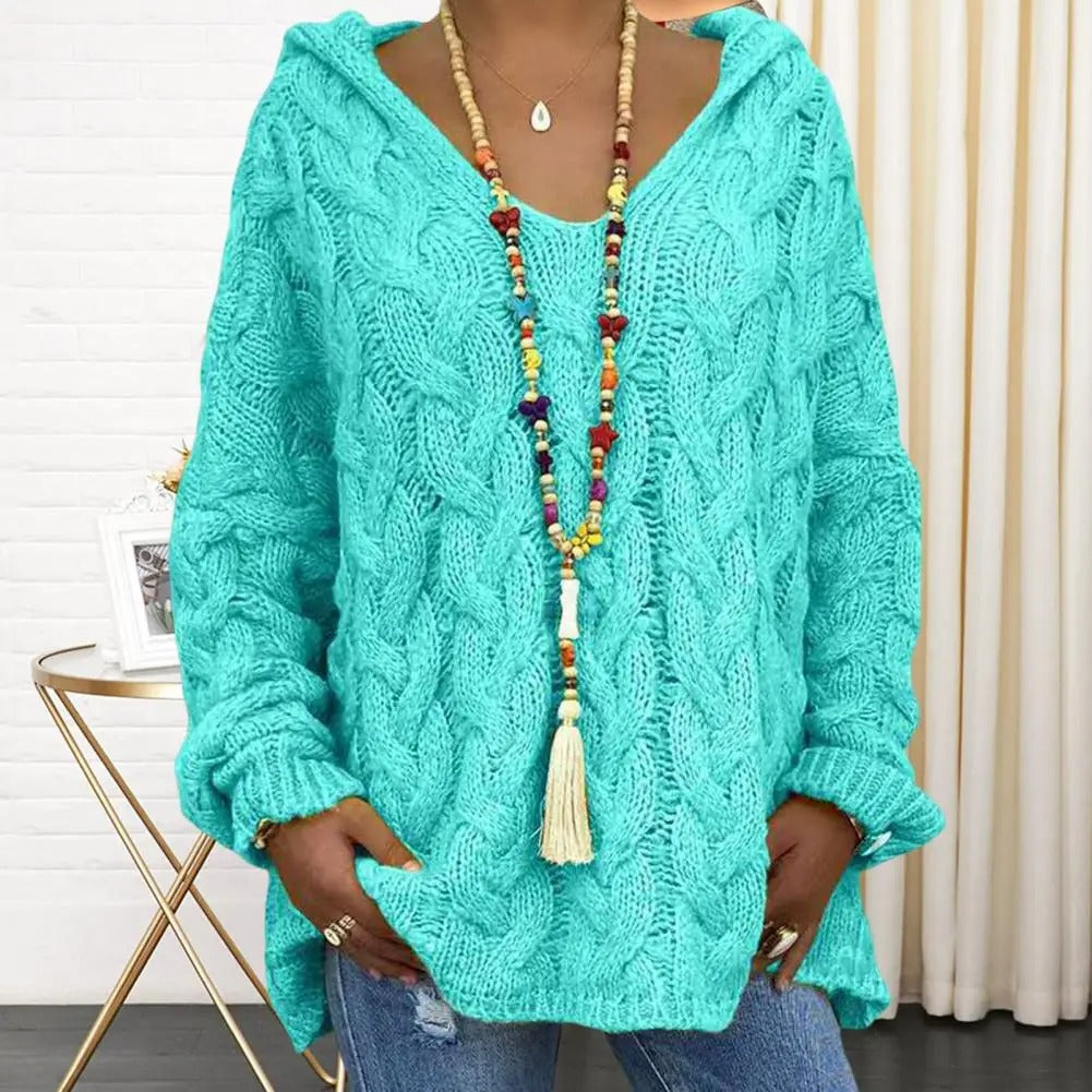 Anneliese™ - The ultimate cozy knitted hoodie