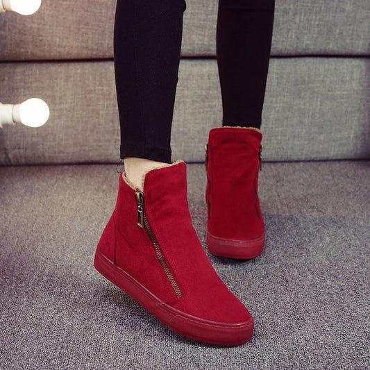 Frieda | Stylish ankle boots with zipper