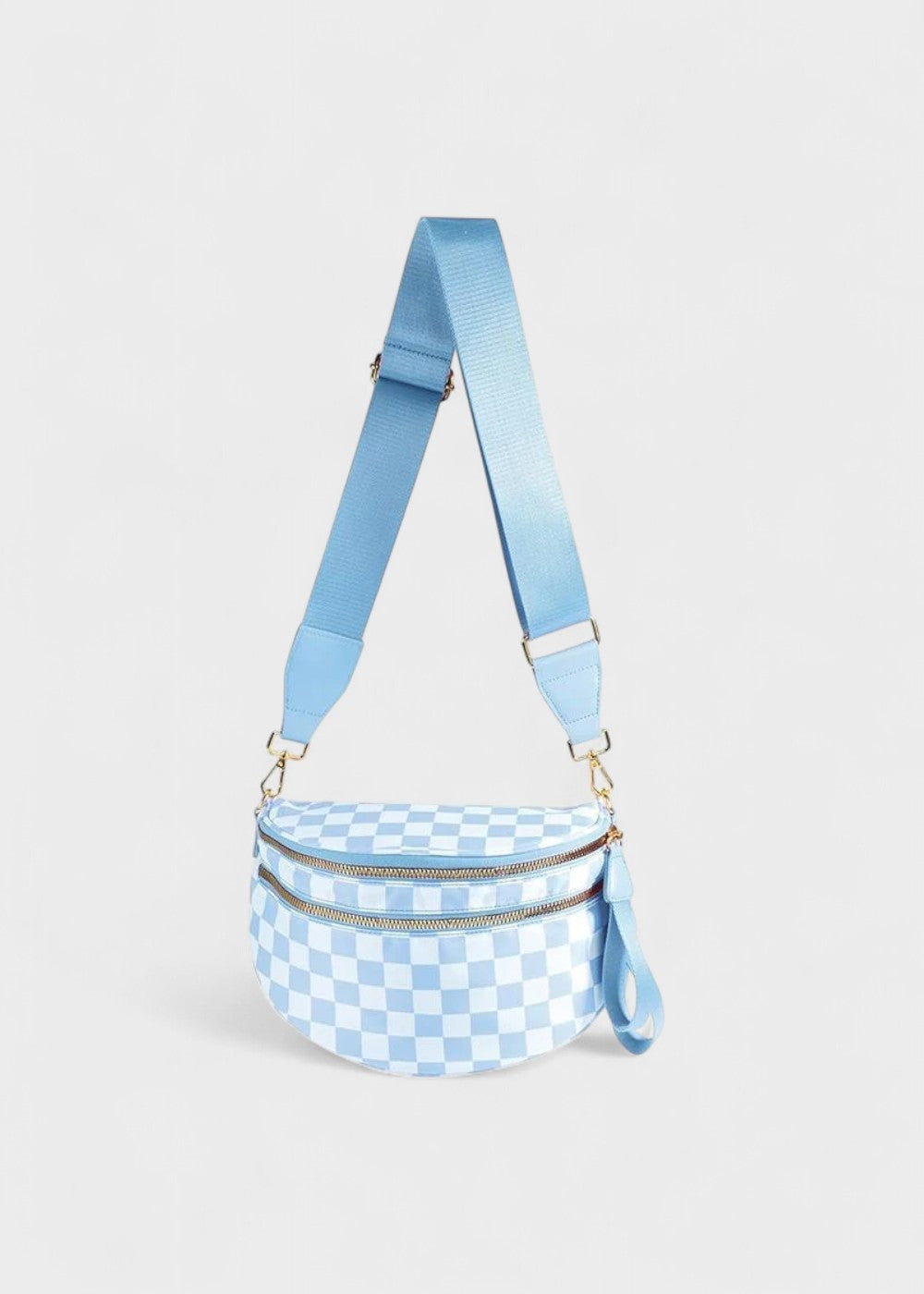 Elegant leather belt bag for hands-free fashion 