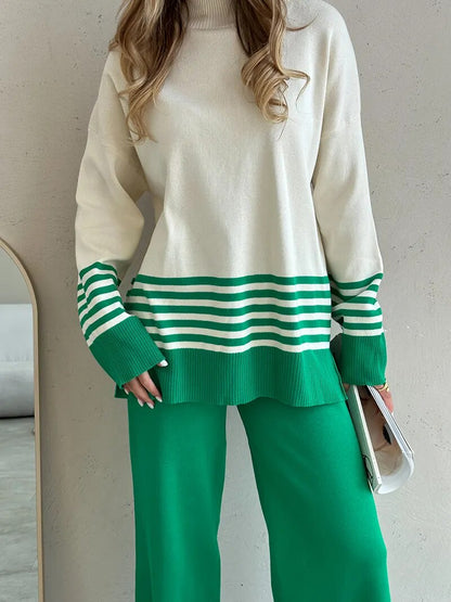 Nicole™ Women's Knitted Two-Piece Pajamas Set